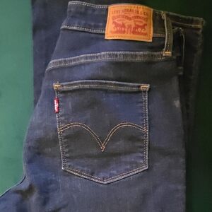 Levi's Dark Blue Denim Jeans